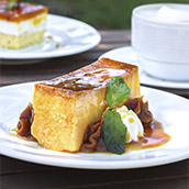 Postre flan casero